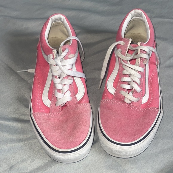 Womens pink vans size 8 - Picture 3 of 6
